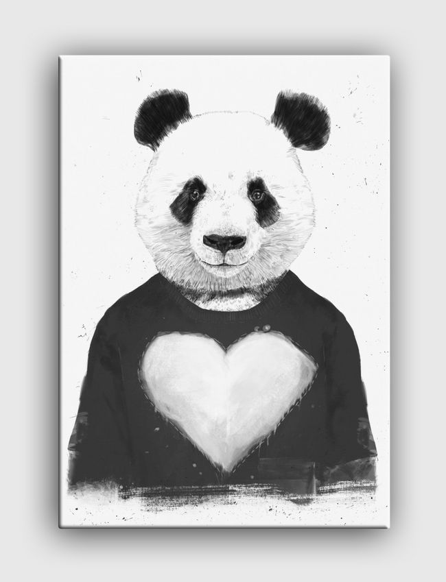 Lovely panda - Canvas