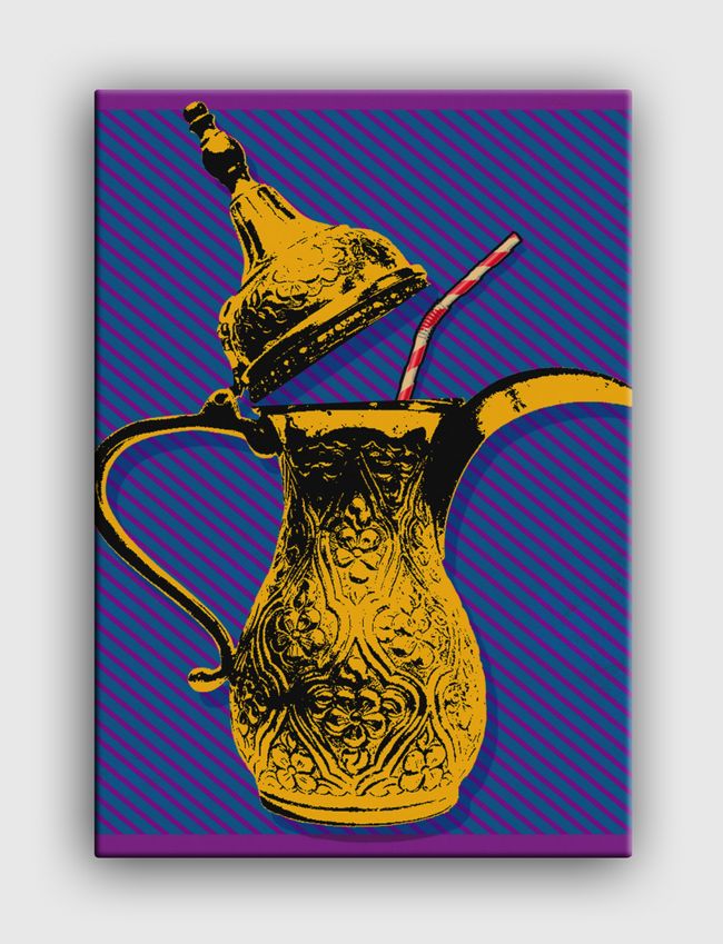 arabian coffee addicted - Canvas