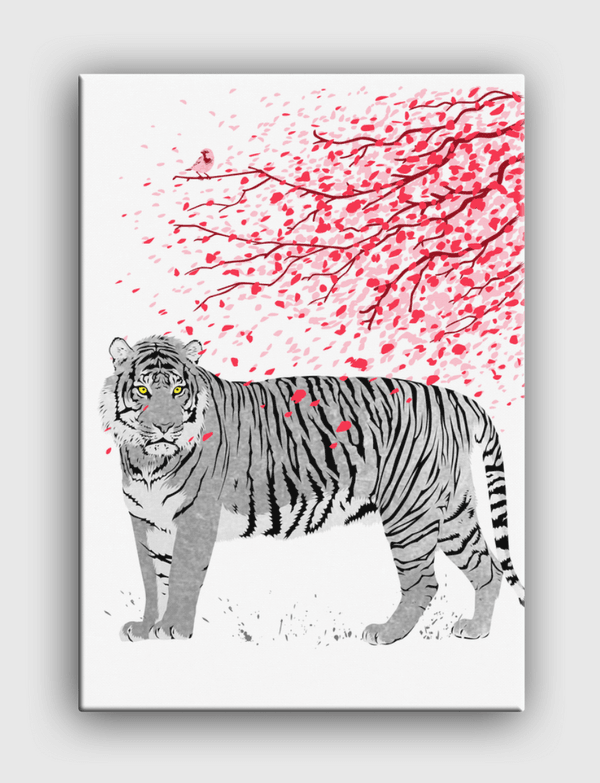 Cherry tree tiger Canvas