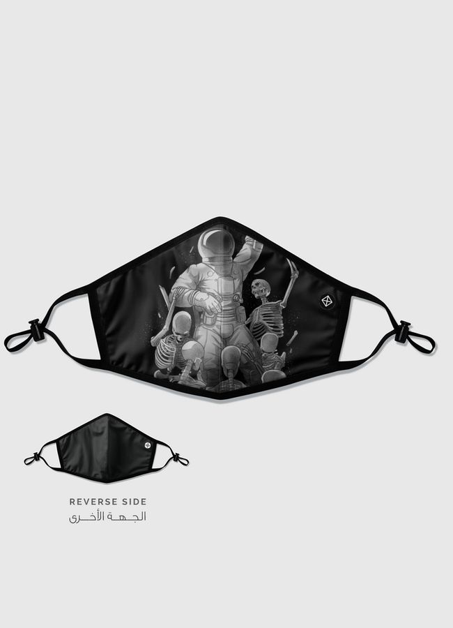 Astronaut Skeleton Scaping - Reversible Mask