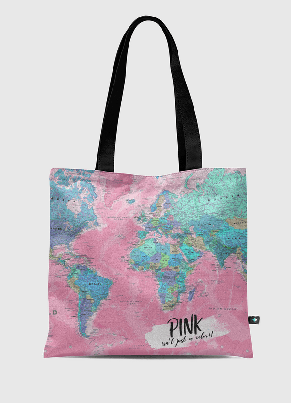 PINK map Tote Bag