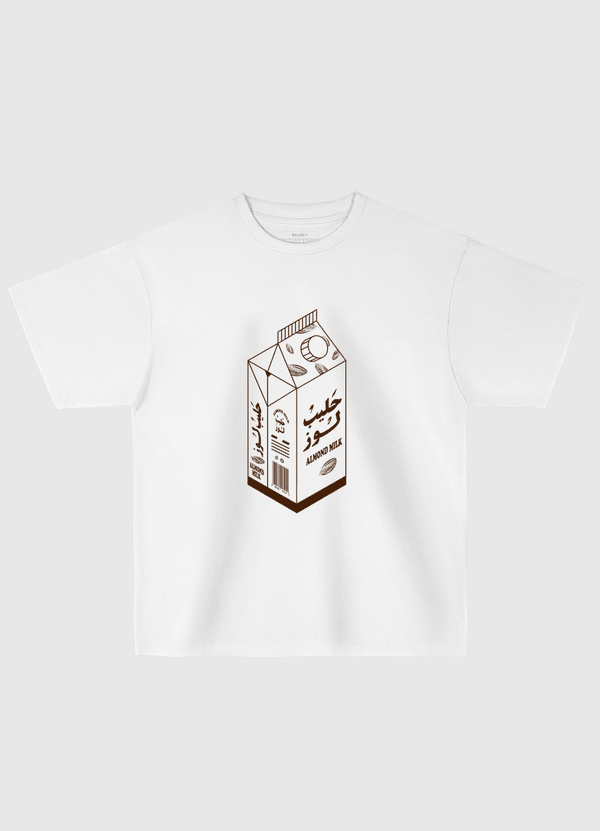 Almond milk Oversized T-Shirt