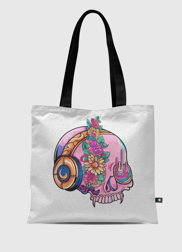 Spring skull Tote Bag