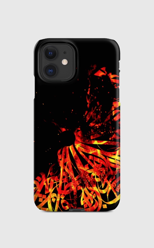 fire calligraphy Regular Case