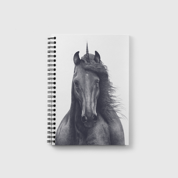 Black unicorn Notebook