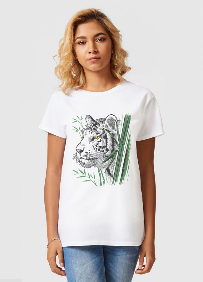 Bamboo tiger - Women Basic T-Shirt