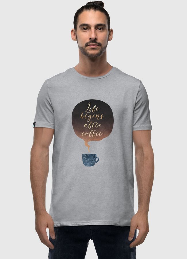 Life Begins After Coffee - Men Premium T-Shirt
