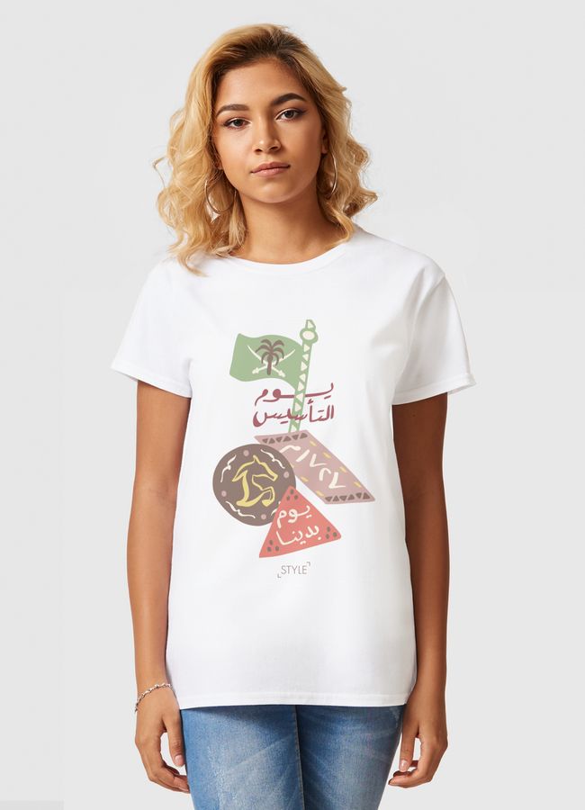 يوم التأسيس - Women Basic T-Shirt
