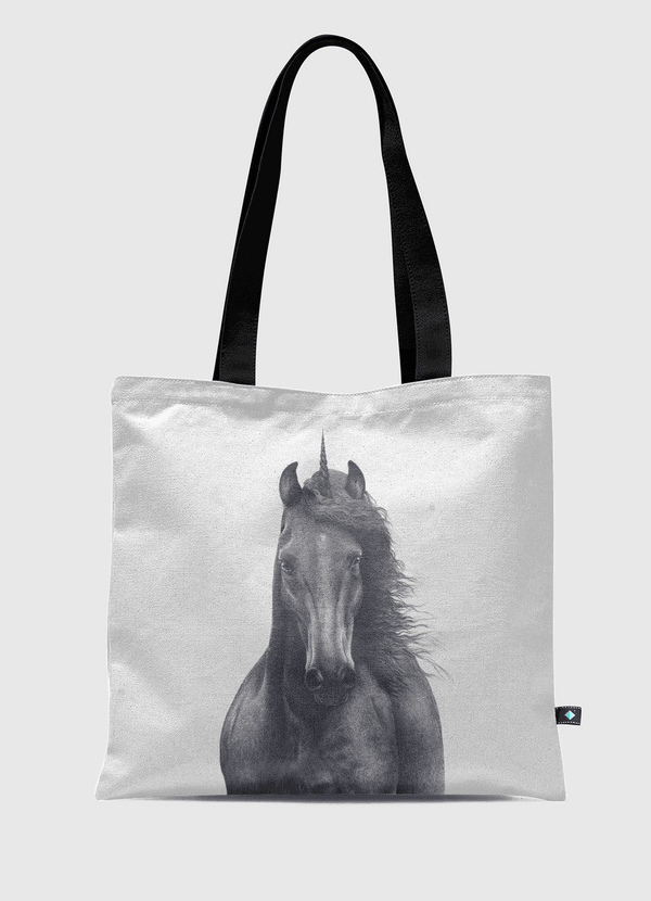 Black unicorn Tote Bag