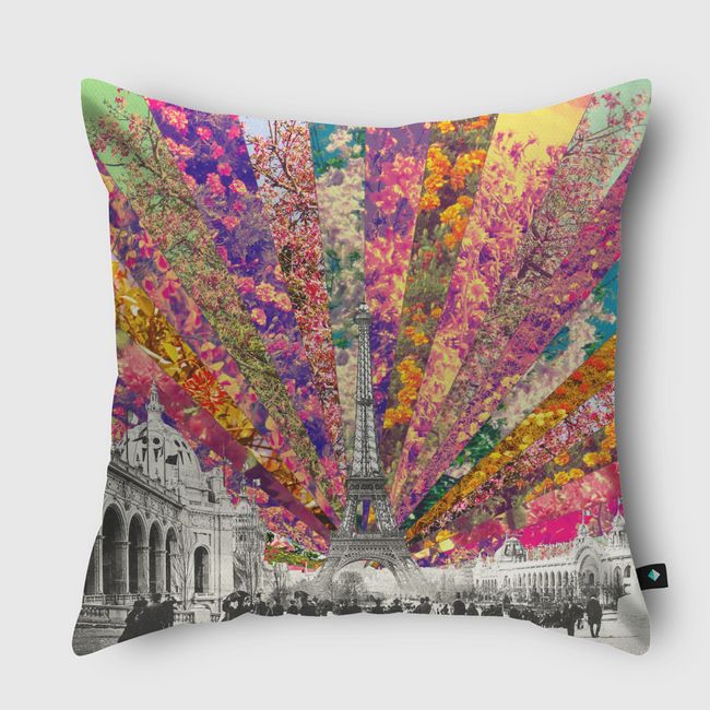 Vintage Paris - Throw Pillow