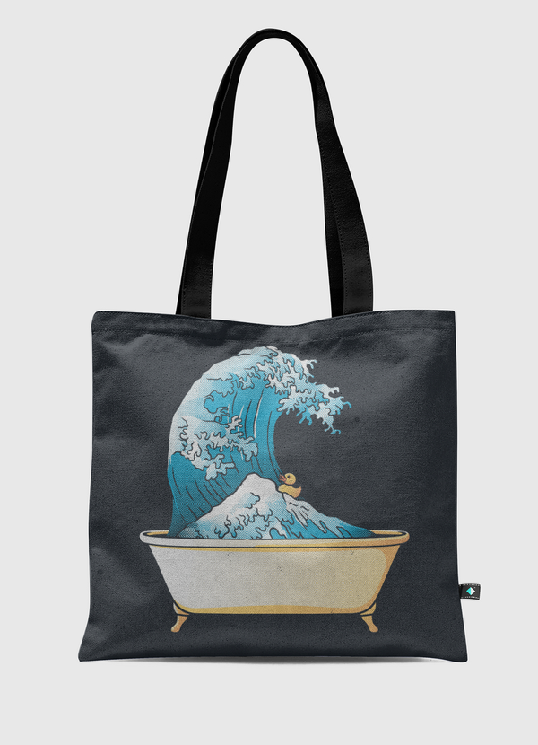 Bathtub Kanagawa Wave Tote Bag