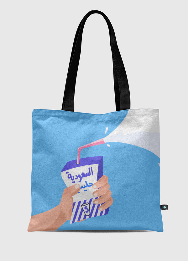 Saudi Milk Tote Bag