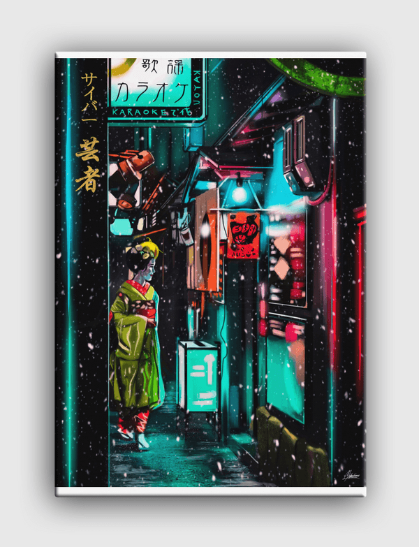 Cyber Geisha  Canvas