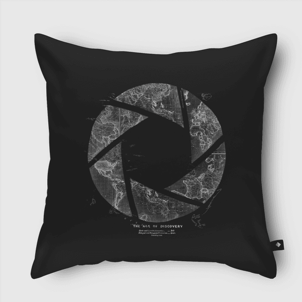 Traveling Lens Throw Pillow