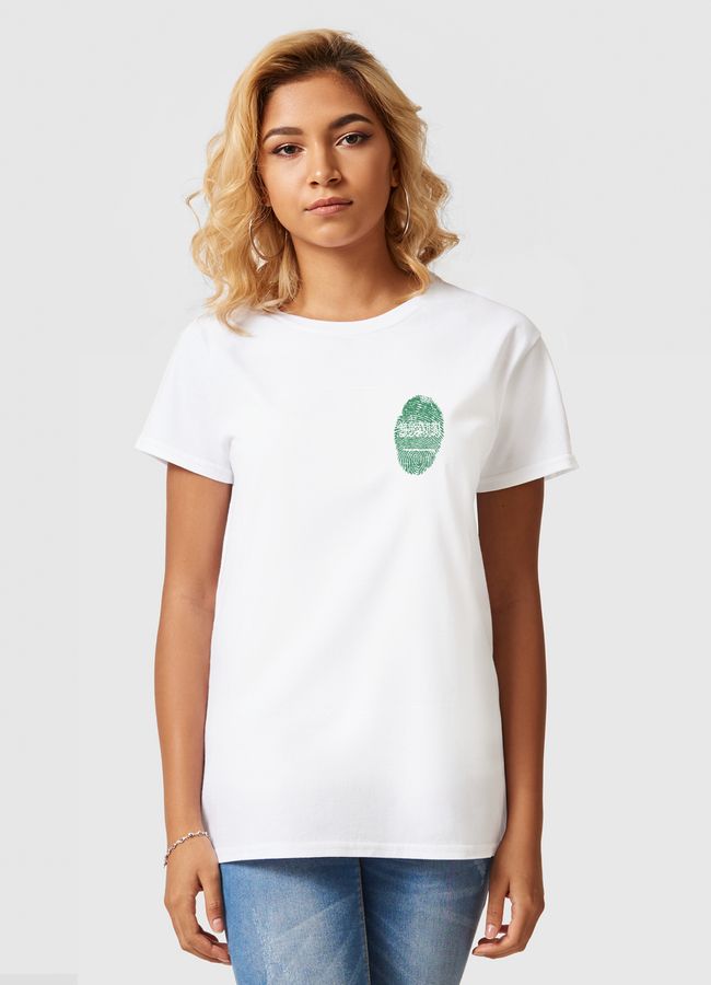 بصمة سعودية - Women Basic T-Shirt