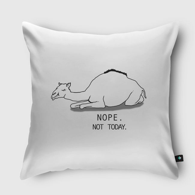 Not today - Throw Pillow