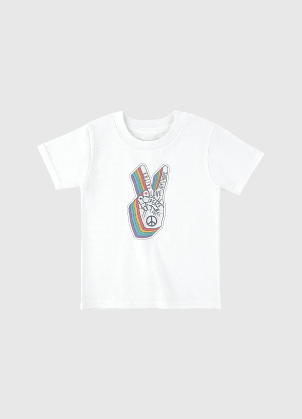 Peace Love Unity Joy Hope Toddler Basic T-Shirt