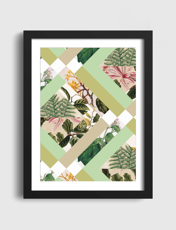 Cubed Botanical Florals Artframe