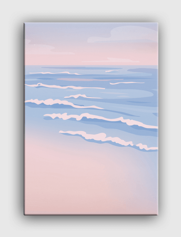 Sea Beach Sunrise paradise Canvas