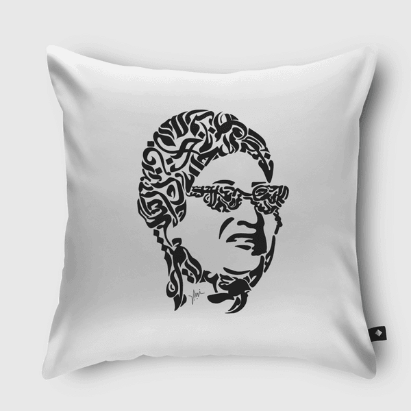 Um Kulthum Throw Pillow