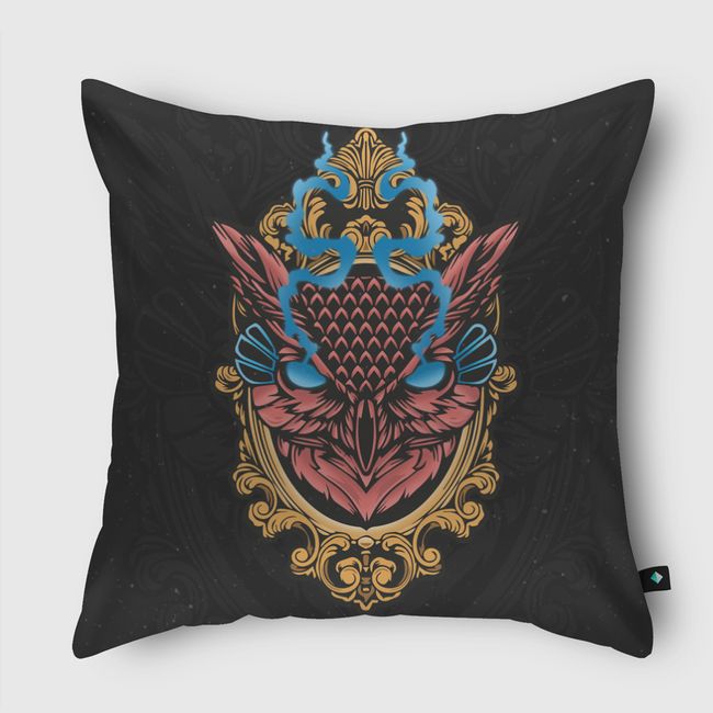 البومة - The Owl - Throw Pillow
