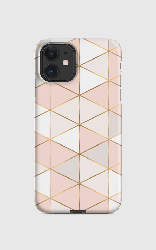 geometric rose gold Regular Case