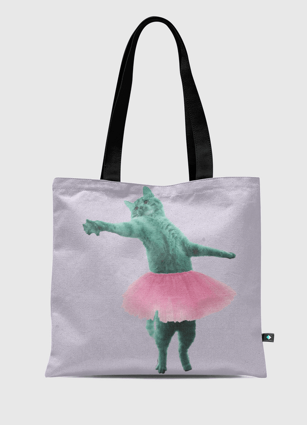 cat ballerina Tote Bag