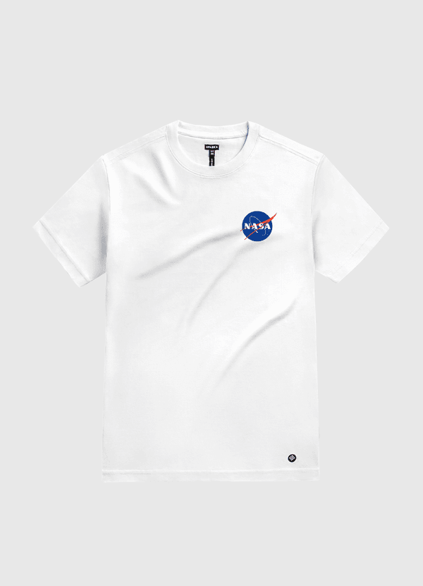 Nasa logo  White Gold T-Shirt