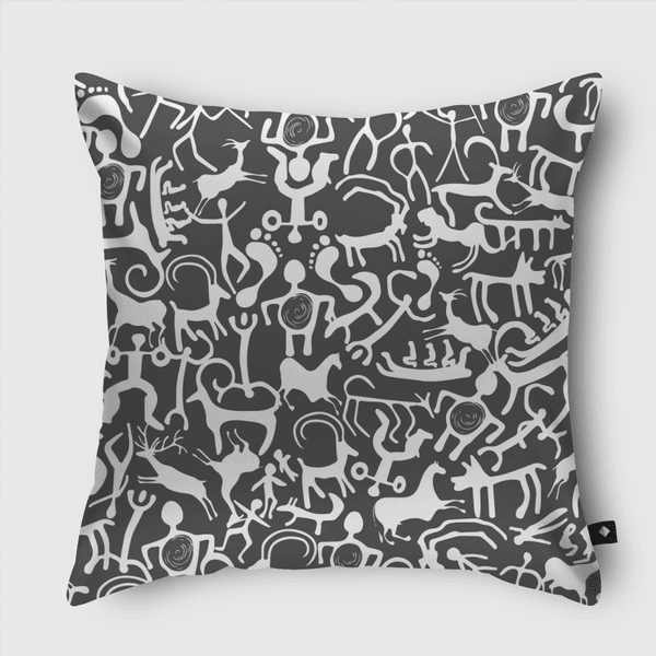 العصر الحجري Throw Pillow