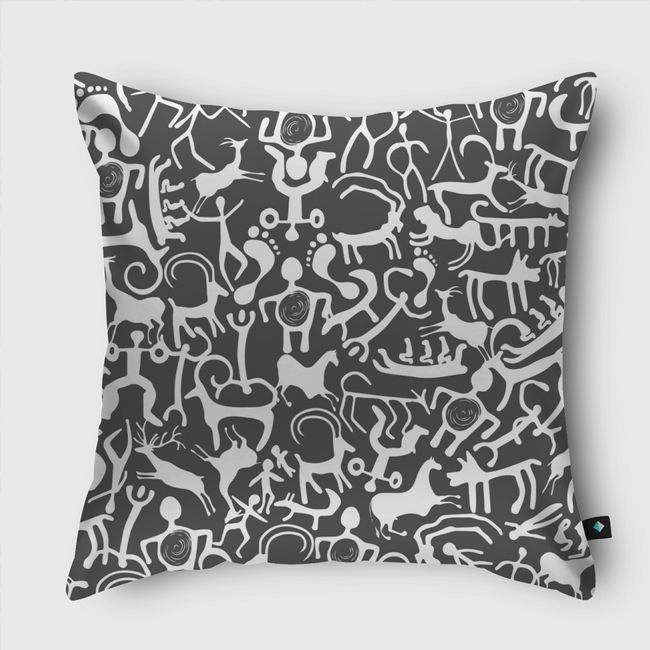العصر الحجري - Throw Pillow