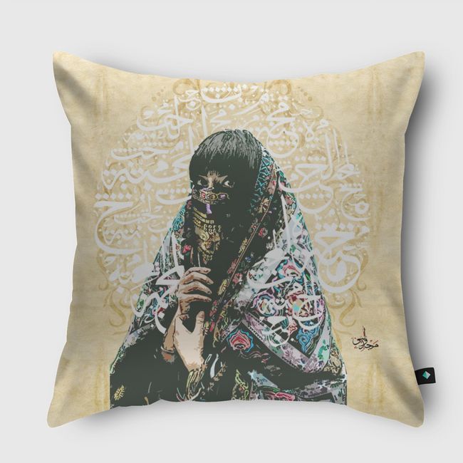 arab woman - Throw Pillow