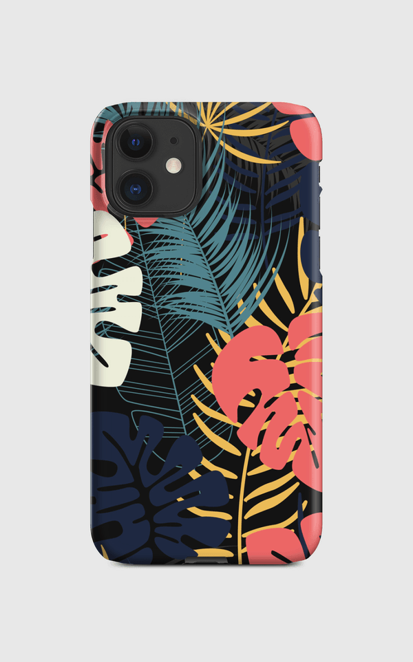 Tropical pattern dark Regular Case