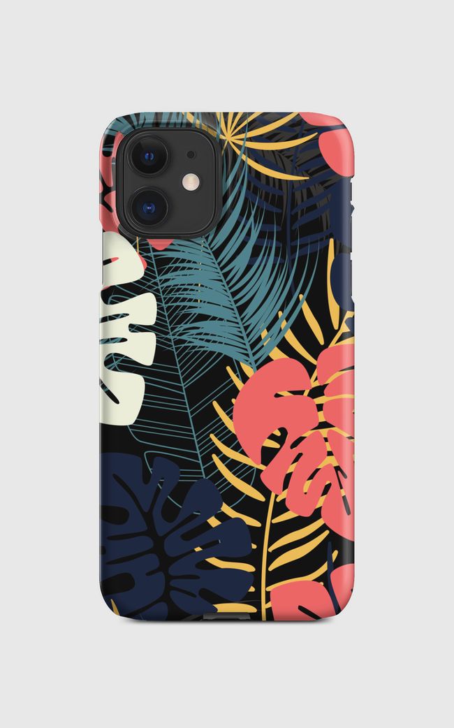 Tropical pattern dark - Regular Case