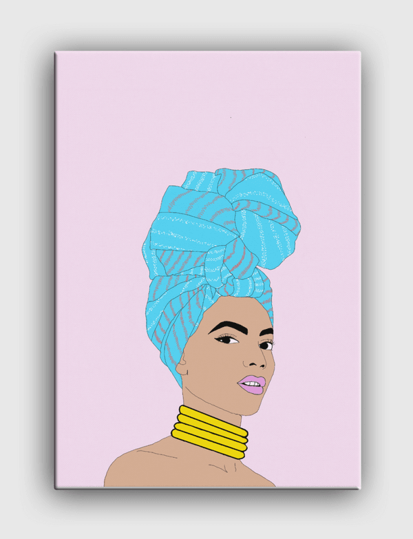 Africaan beauty *pink love Canvas