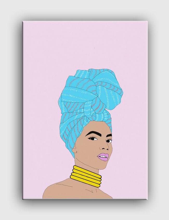 Africaan beauty *pink love - Canvas