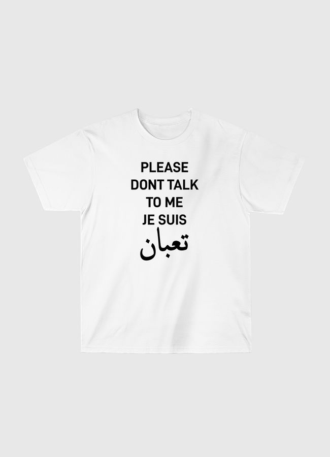 je suis ta3ban (black) - Classic T-Shirt