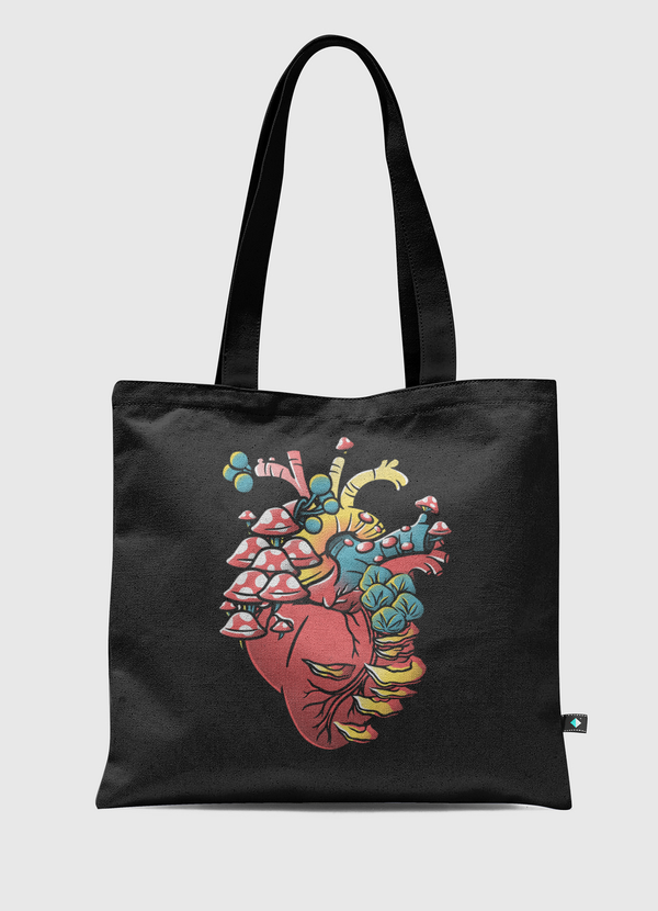 Fungi Heart Tote Bag