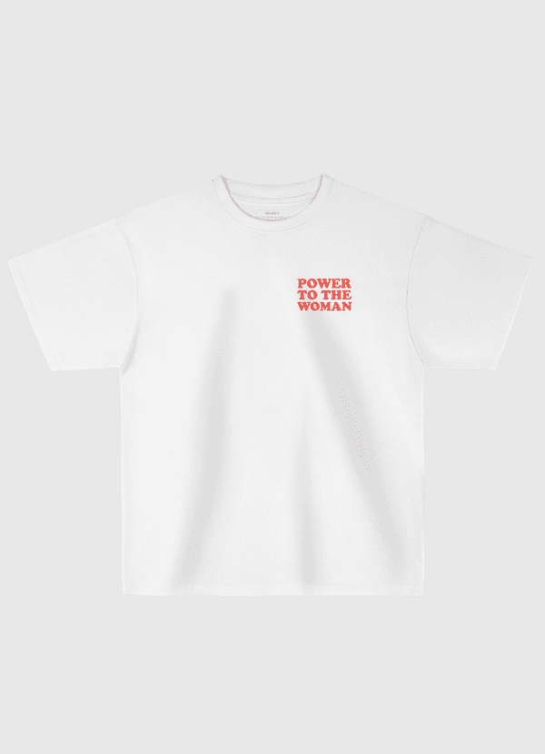 Power To The Woman Oversized T-Shirt