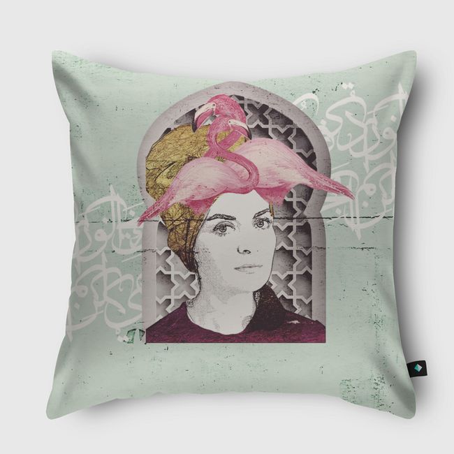 flamingo - Throw Pillow