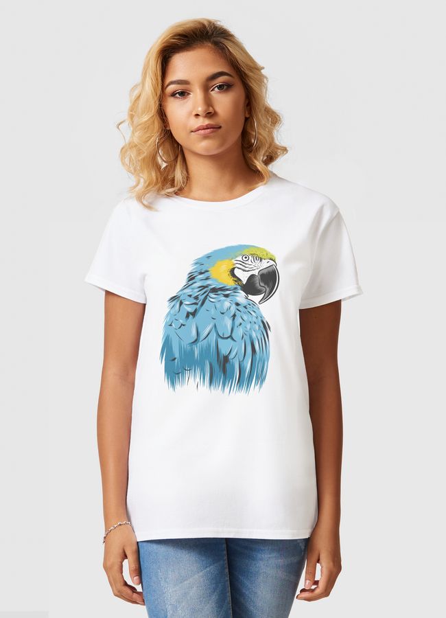 Tropical Macaw - Women Basic T-Shirt