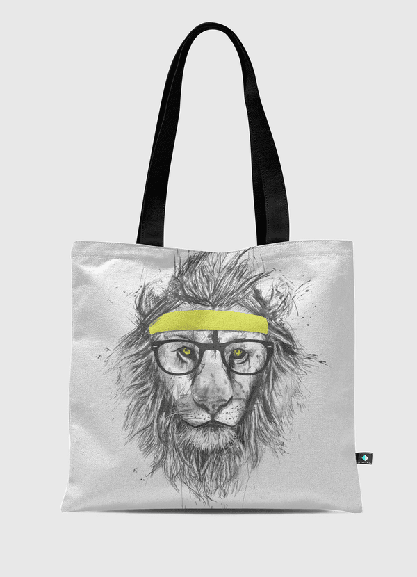 Hipster lion Tote Bag