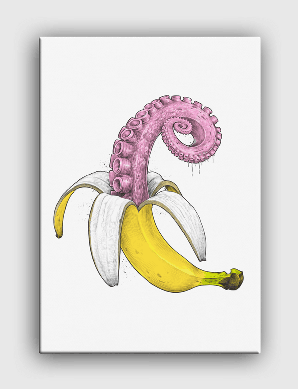 Octopus banana Canvas