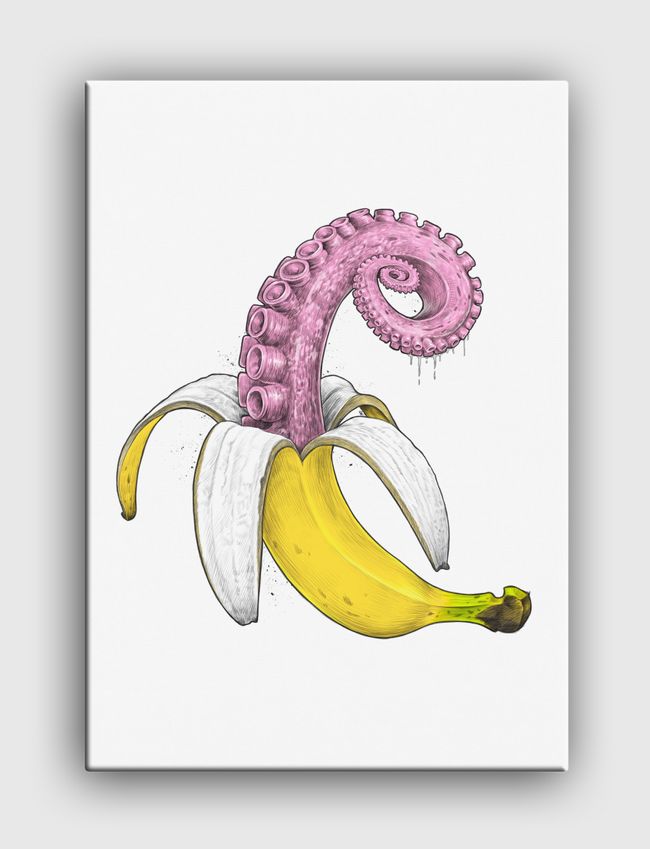 Octopus banana - Canvas