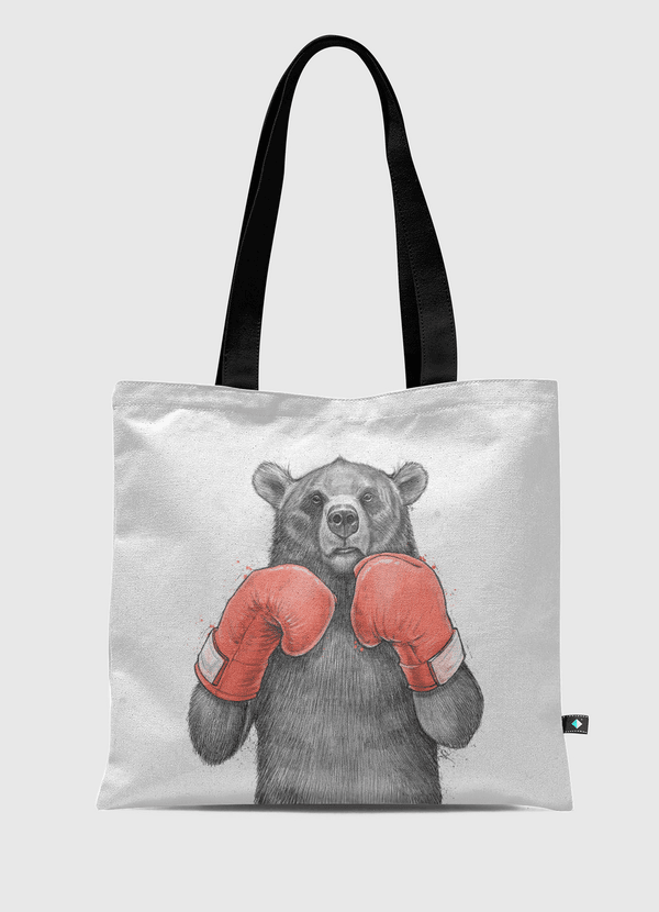 Bear Boxer Tote Bag