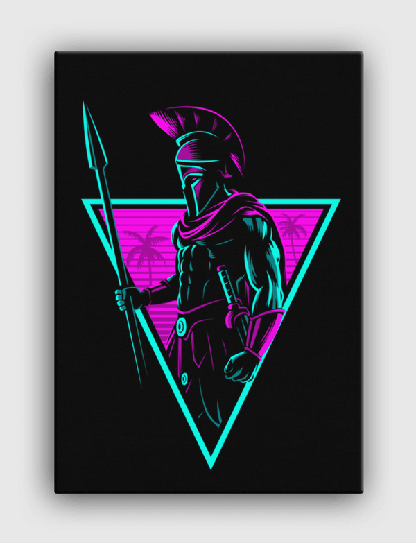 Retro Gladiator Canvas