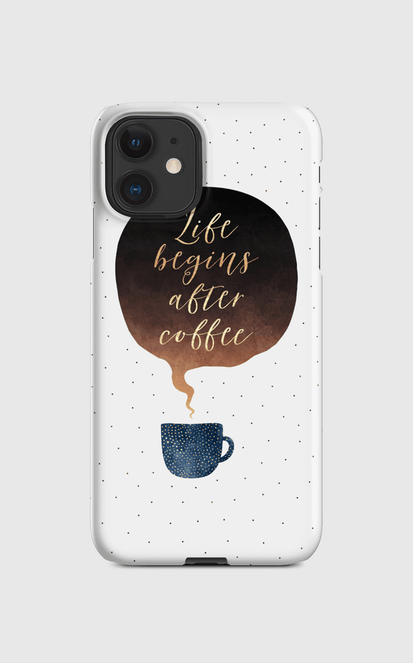 Life Begins After Coffee Regular Case