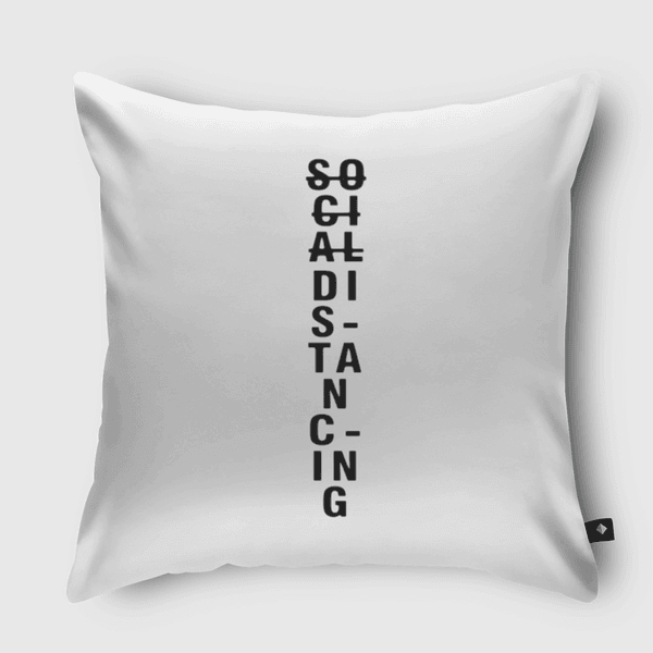 SOCIAL DISTANCING HYPE Throw Pillow