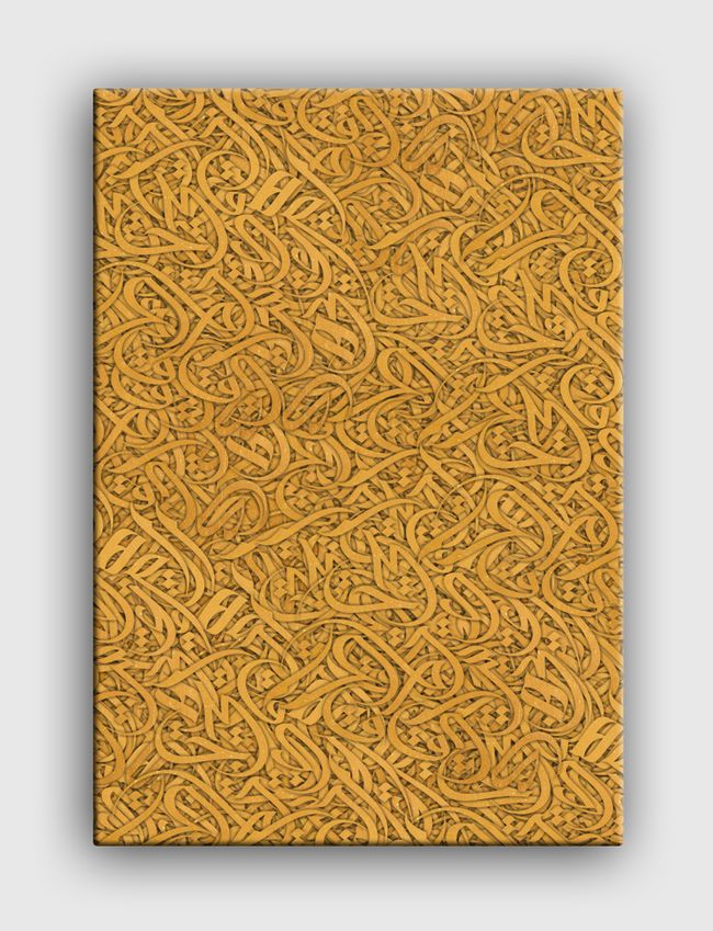 CALLIGRAPHY ARABIC GOLD - Canvas