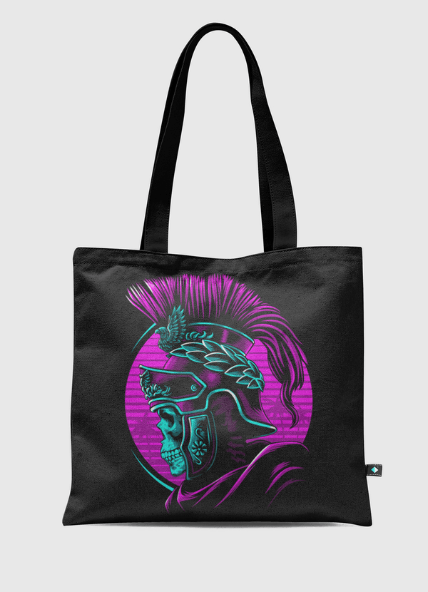 Retro Roman skull Tote Bag