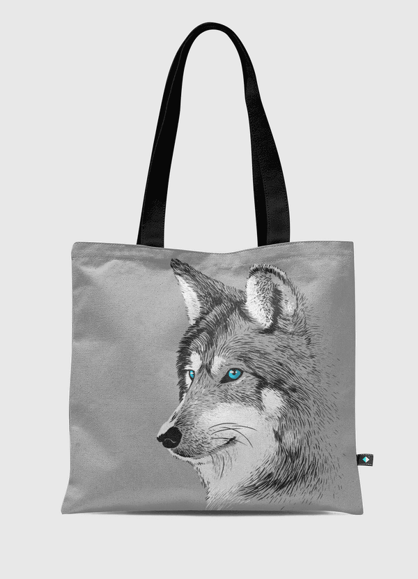 Sketch Wolf Tote Bag